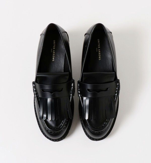 UNITED ARROWS「プラットフォーム キルト ローファー」|ローファー|