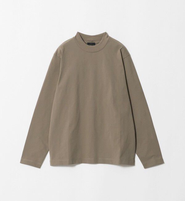 UNITED ARROWS green label relaxing「【WEB限定】JUST fit クリーン カノコ モックネック 長袖 Tシャツ -抗菌-」|Tシャツ・カットソー|