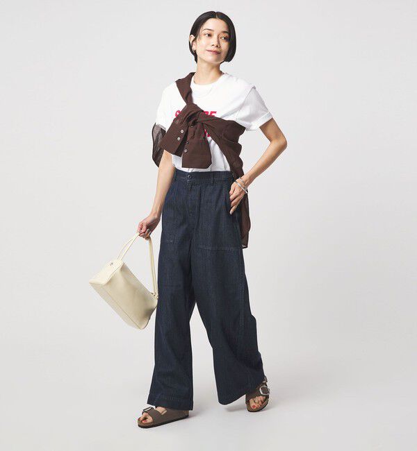 UNITED ARROWS green label relaxing「＜スタイリスト兵藤千尋さんコラボ＞ベイカー ライト デニム」|デニム|