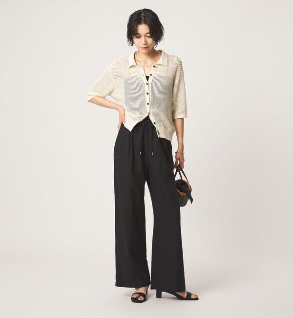 UNITED ARROWS green label relaxing「［size SHORT/TALLあり］BREEZE LINEN ブリーズリネン ワイド パンツ」|その他|