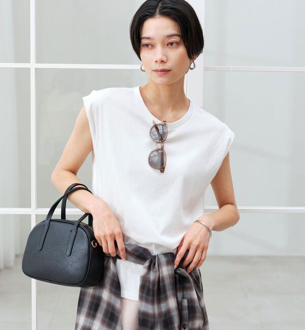 UNITED ARROWS green label relaxing「フレンチスリーブ Tシャツ 汗染み防止」|Tシャツ・カットソー|OFF WHITE