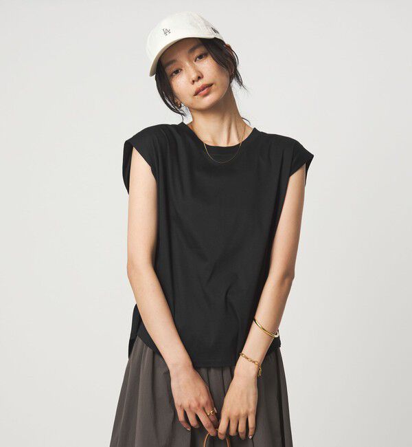 UNITED ARROWS green label relaxing「フレンチスリーブ Tシャツ 汗染み防止」|Tシャツ・カットソー|