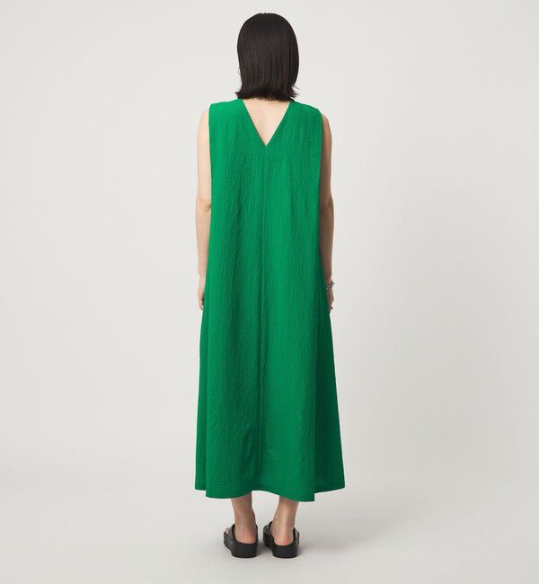 UNITED ARROWS green label relaxing「【WEB限定】＜at ease＞カラミ ノースリーブ ワンピース」|ワンピース|