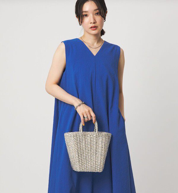 UNITED ARROWS green label relaxing「【WEB限定】＜at ease＞カラミ ノースリーブ ワンピース」|ワンピース|