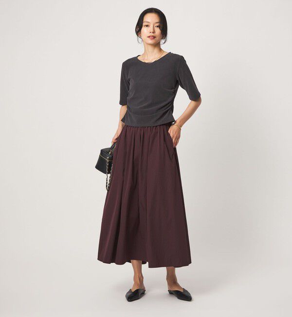 UNITED ARROWS green label relaxing「パイル シャーリング 5分袖 Tシャツ」|Tシャツ・カットソー|