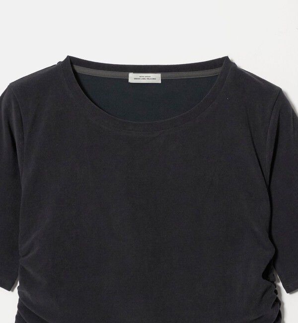 UNITED ARROWS green label relaxing「パイル シャーリング 5分袖 Tシャツ」|Tシャツ・カットソー|