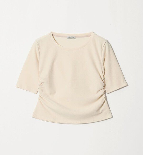 UNITED ARROWS green label relaxing「パイル シャーリング 5分袖 Tシャツ」|Tシャツ・カットソー|