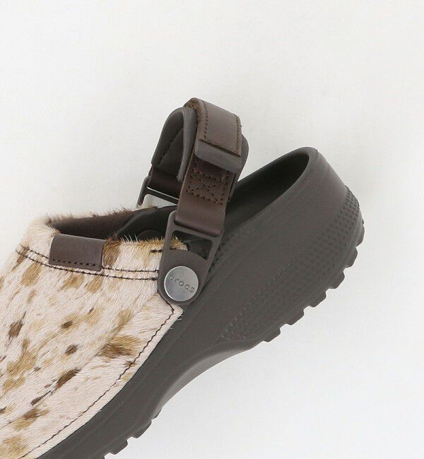 UNITED ARROWS green label relaxing「【WEB限定】＜crocs＞クラフテッド ポニー ヘア クロッグ サンダル」|その他|