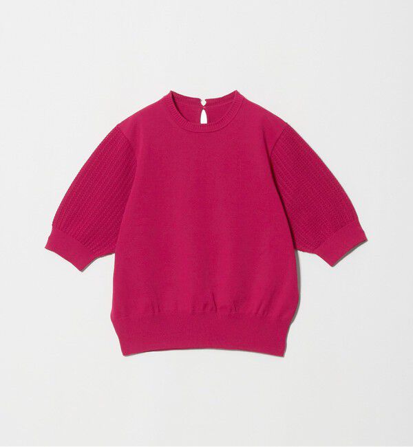UNITED ARROWS green label relaxing「ショート スリーブ プルオーバー ニット」|ニット・セーター|