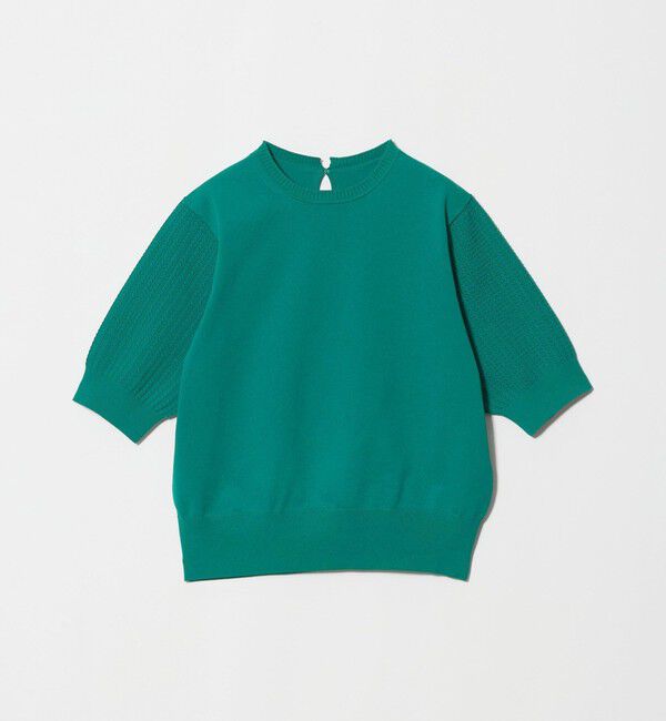 UNITED ARROWS green label relaxing「ショート スリーブ プルオーバー ニット」|ニット・セーター|