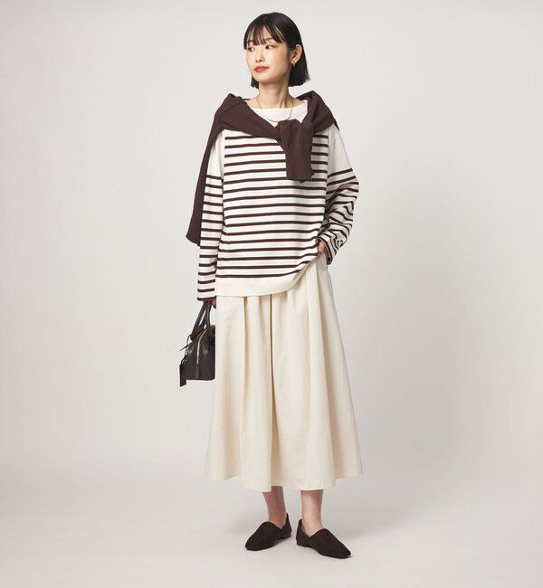 UNITED ARROWS green label relaxing「ナイロン タック フレア スカート」|フレア|