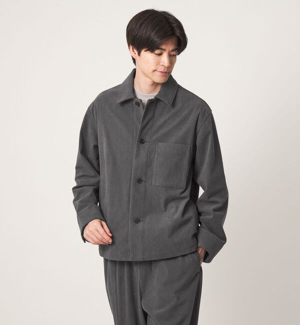 UNITED ARROWS green label relaxing「コーデュロイ カバーオール ジャケット -ストレッチ-」|ブルゾン・スタジャン|