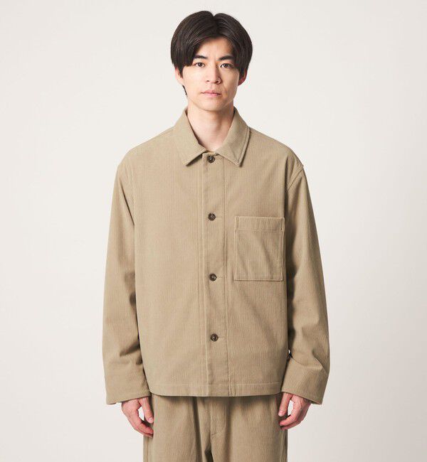 UNITED ARROWS green label relaxing「コーデュロイ カバーオール ジャケット -ストレッチ-」|ブルゾン・スタジャン|