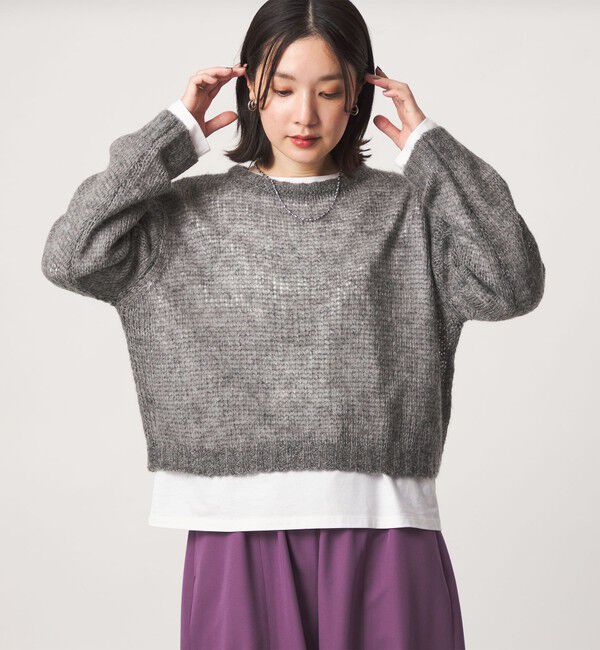 UNITED ARROWS green label relaxing「【WEB限定】＜at ease＞ ニット &times; Tシャツ セット」|ニット・セーター|