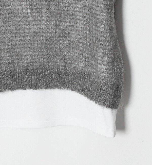 UNITED ARROWS green label relaxing「【WEB限定】＜at ease＞ ニット &times; Tシャツ セット」|ニット・セーター|