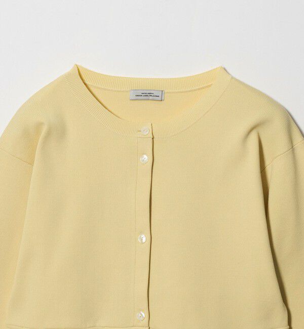 UNITED ARROWS green label relaxing「＜GLR_MINE＞ペプラム ニット カーディガン ウォッシャブル」|カーディガン|