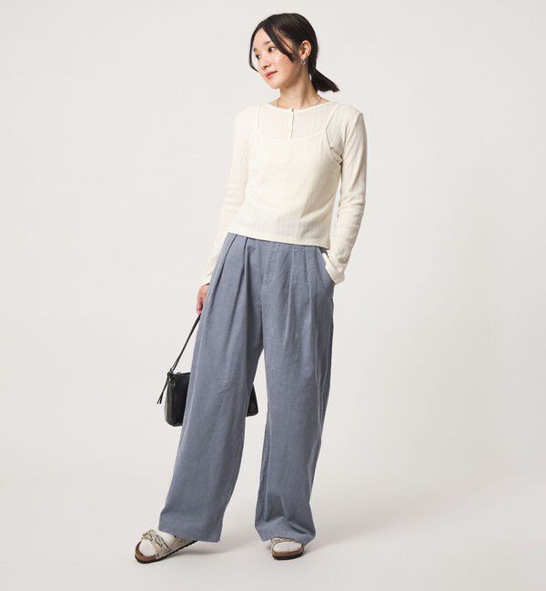 UNITED ARROWS green label relaxing「【WEB限定】＜at ease＞コーデュロイ タック パンツ」|その他|