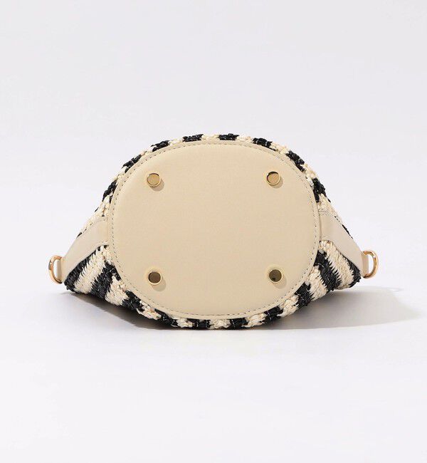 TOMORROWLAND GOODS「ATELIER TOMORROW LOTUS STRIPE ハンドバッグ　」|かごバッグ|