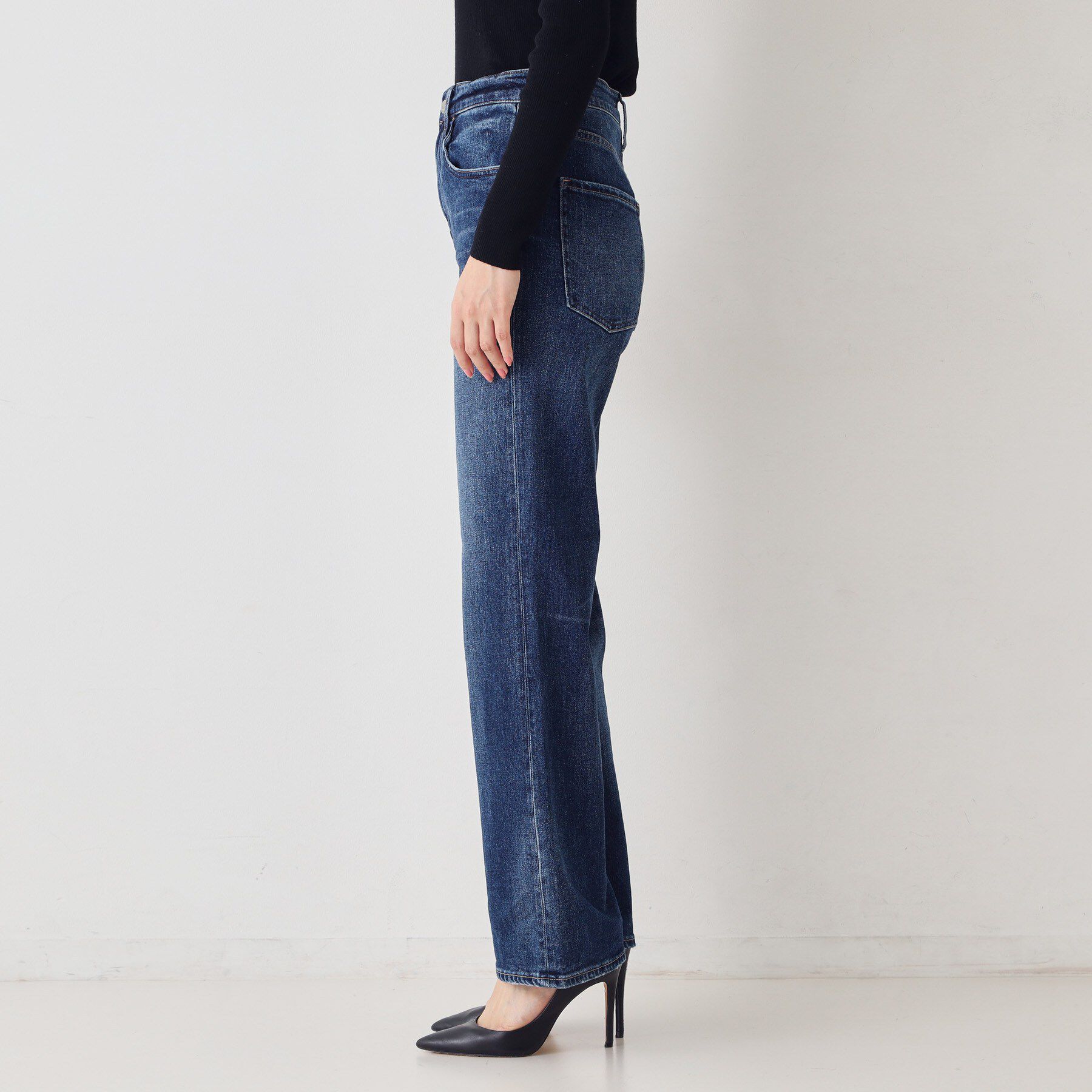 COUP DE CHANCE「【Healthy DENIM】Aquaフレアパンツ」|デニム|