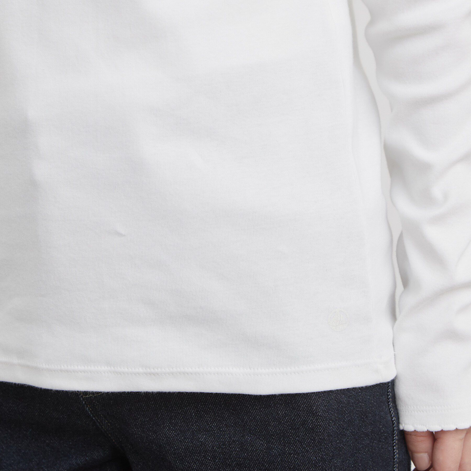 OPAQUE.CLIP「【PETIT BATEAU／プチバトー】ポワンココットクルーネック長袖Tシャツ」|Tシャツ・カットソー|