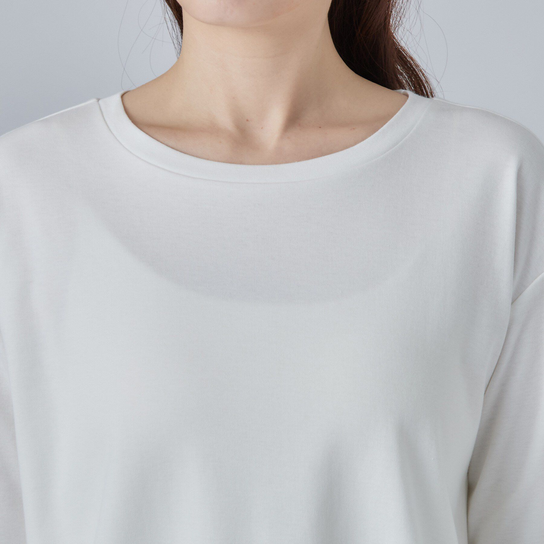 SHOO･LA･RUE「【洗濯機可/S-LL】着こなし広がる レイヤードアソートTシャツ」|Tシャツ・カットソー|