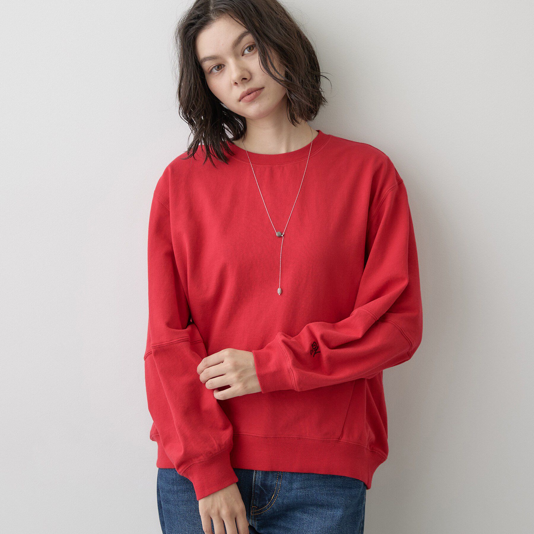 Dessin「【洗える/6色展開】フォルムスリーブミニ裏毛 プルオーバー」|Tシャツ・カットソー|