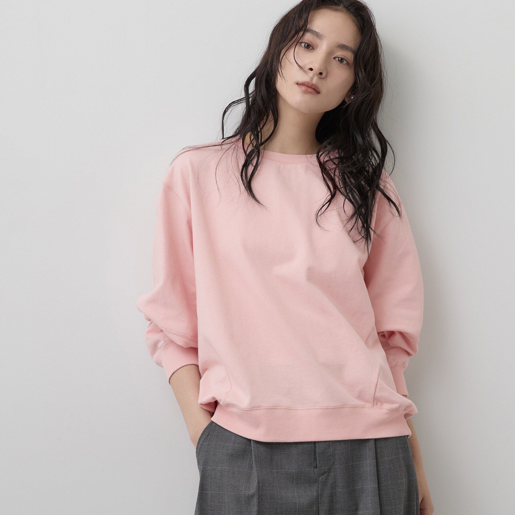 Dessin「【洗える/6色展開】フォルムスリーブミニ裏毛 プルオーバー」|Tシャツ・カットソー|