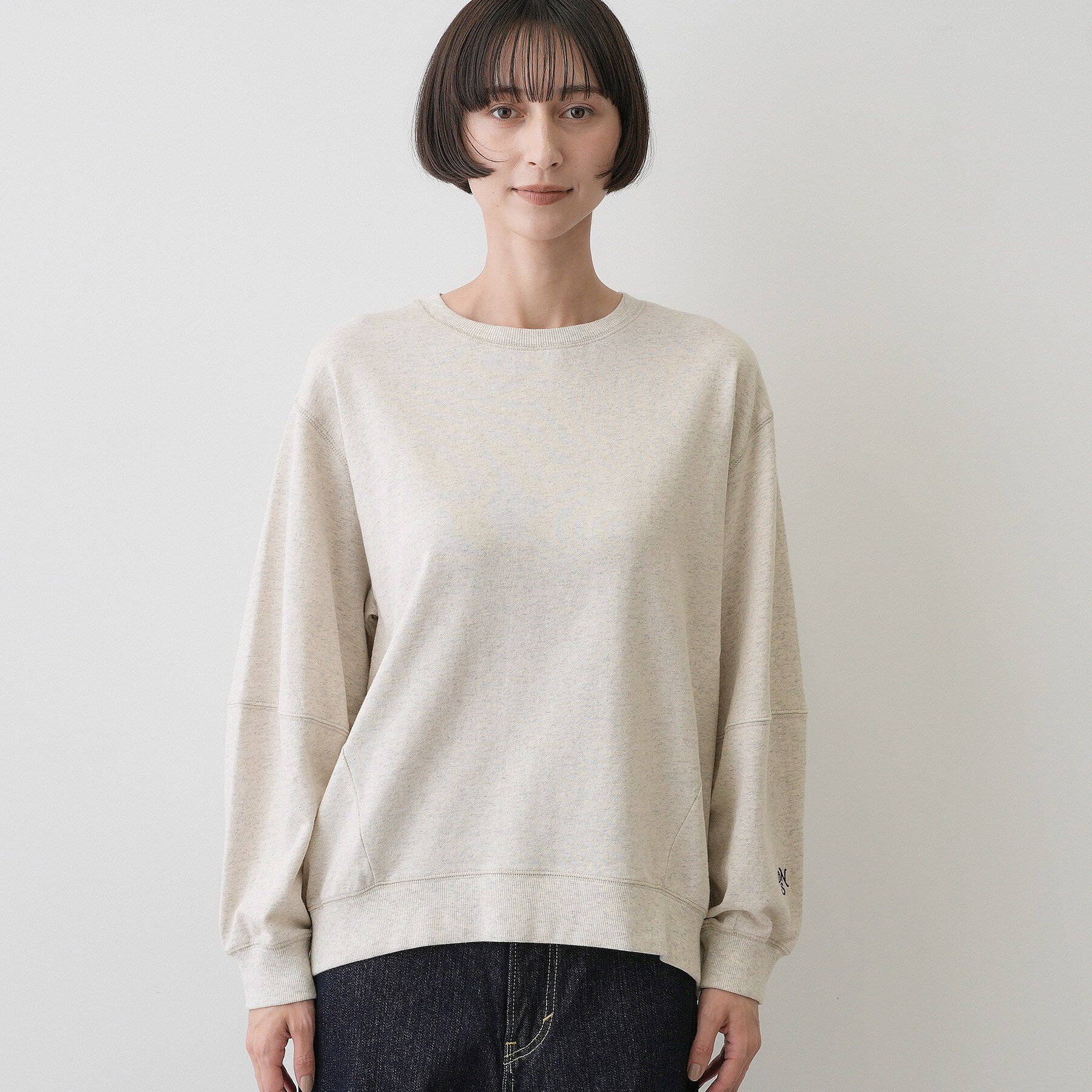 Dessin「【洗える/6色展開】フォルムスリーブミニ裏毛 プルオーバー」|Tシャツ・カットソー|