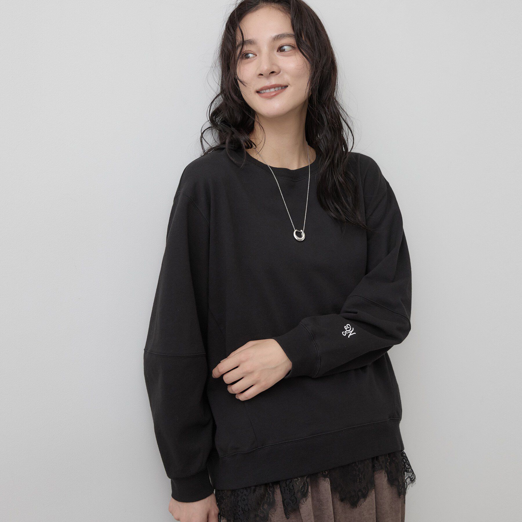 Dessin「【洗える/6色展開】フォルムスリーブミニ裏毛 プルオーバー」|Tシャツ・カットソー|