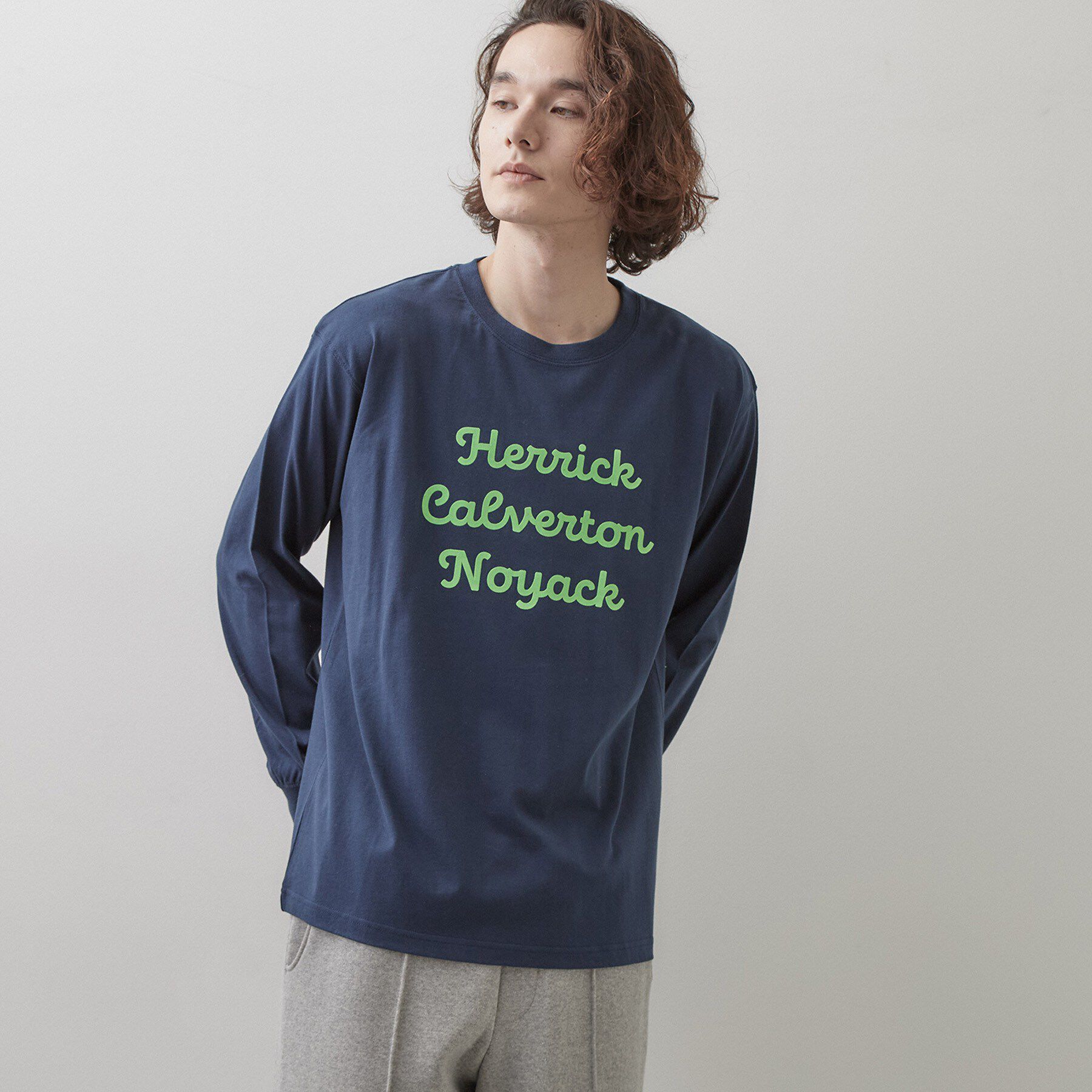 Dessin「オーガニックロゴTシャツ」|Tシャツ・カットソー|ネイビー(094)