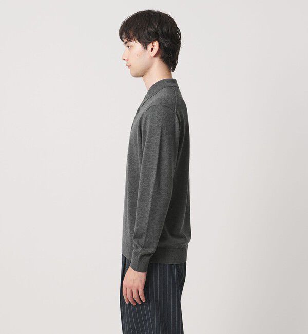 UNITED ARROWS「ハイゲージ ニット ポロシャツ」|ニット・セーター|