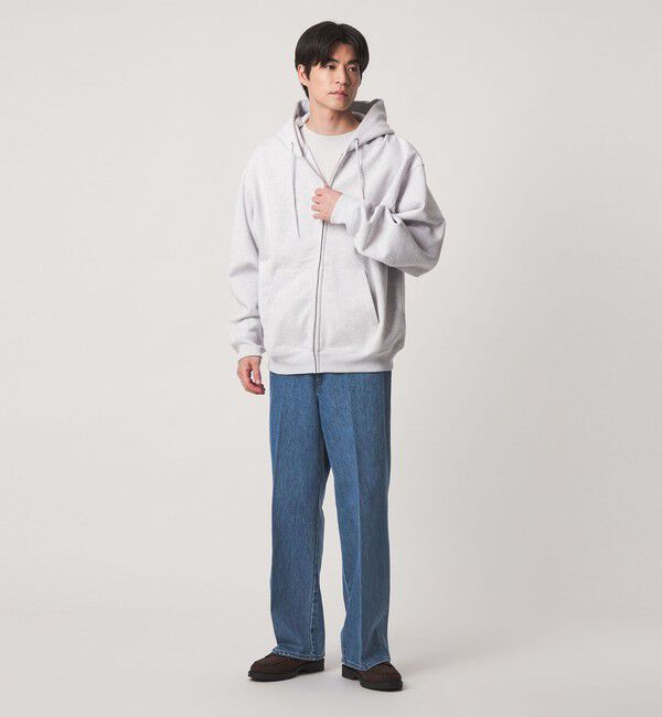 UNITED ARROWS green label relaxing「ワイド ストレート デニム スラックス パンツ W5」|デニム|
