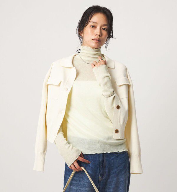 UNITED ARROWS green label relaxing「［size SHORTあり］テレコ タートルネック プルオーバー」|Tシャツ・カットソー|