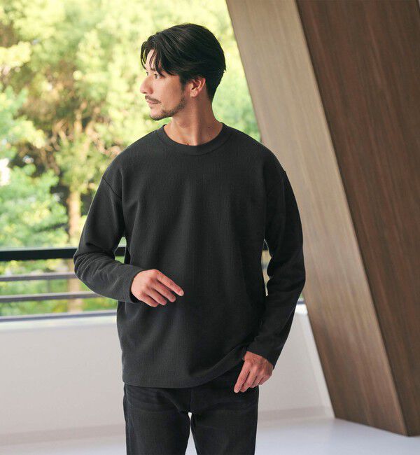 BEAUTY&YOUTH UNITED ARROWS「【WEB限定 WARDROBE SMART】エアリー カノコ  カットソー 【抗菌・防臭】」|Tシャツ・カットソー|