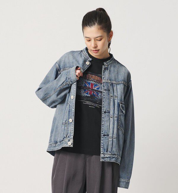 BEAUTY&YOUTH UNITED ARROWS「【別注】＜NEEDBY heritage＞デニム ジャケット/コバルト」|デニムジャケット|