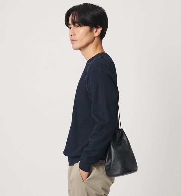 BEAUTY&YOUTH UNITED ARROWS「【WEB限定】シボ レザー パース」|ハンドバッグ|