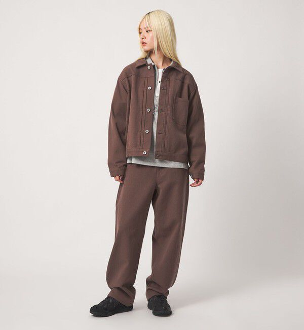 BEAUTY&YOUTH UNITED ARROWS「コットン ツイル カーブパンツ」|チノ|MD.BROWN