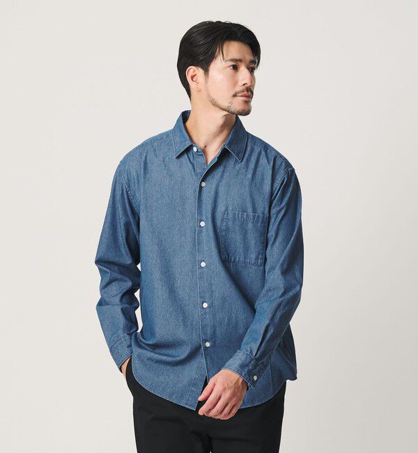 BEAUTY&YOUTH UNITED ARROWS「【WEB限定 WARDROBE SMART】デニムシャツ」|シャツ・ブラウス|