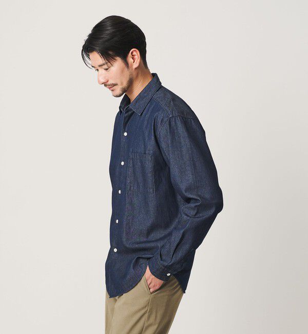 BEAUTY&YOUTH UNITED ARROWS「【WEB限定 WARDROBE SMART】デニムシャツ」|シャツ・ブラウス|