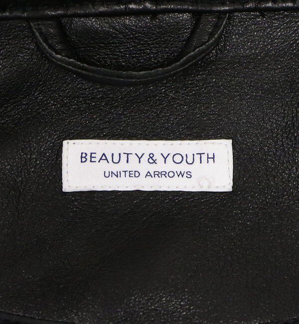 BEAUTY&YOUTH UNITED ARROWS「【WEB限定 WARDROBE SMART】 シープ シングル ライダースジャケット	」|ライダースジャケット|