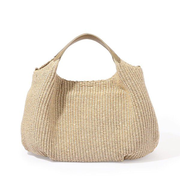 TOMORROWLAND GOODS「VIOLAd'ORO アバカ製 2WAY ハンドバッグ」|かごバッグ|41 ライトベージュ