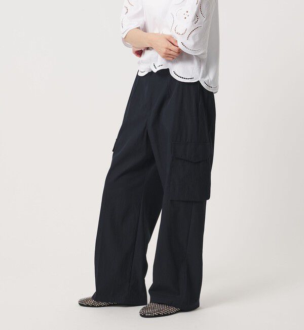 UNITED ARROWS「ポケット ワイドパンツ」|その他|NAVY
