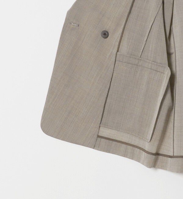 UNITED ARROWS「シアー テーラードジャケット ‐ウォッシャブル‐」|テーラードジャケット|