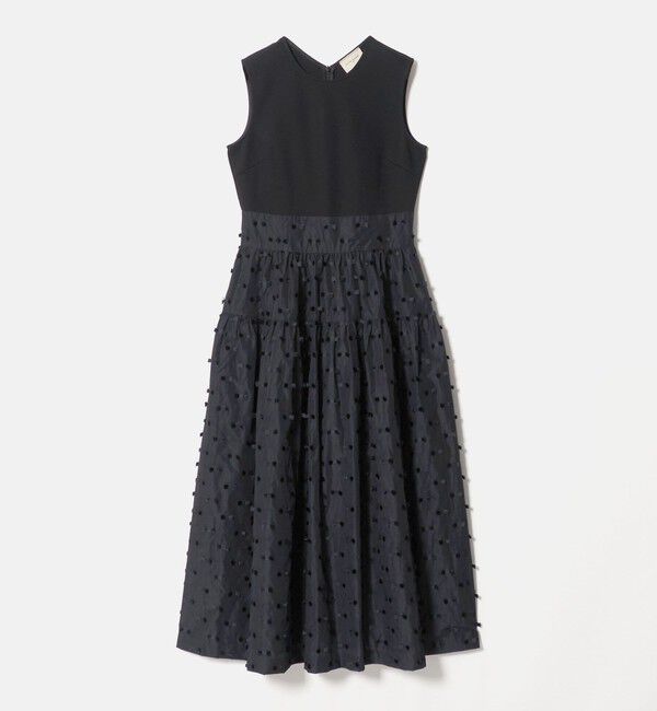 UNITED ARROWS「ドットリボン カットジャガード ワンピース ‐ウォッシャブル‐」|ワンピース|