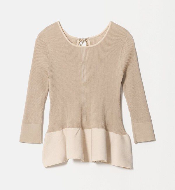 UNITED ARROWS「シアー リボン 2WAYカーディガン ‐ウォッシャブル‐」|カーディガン|