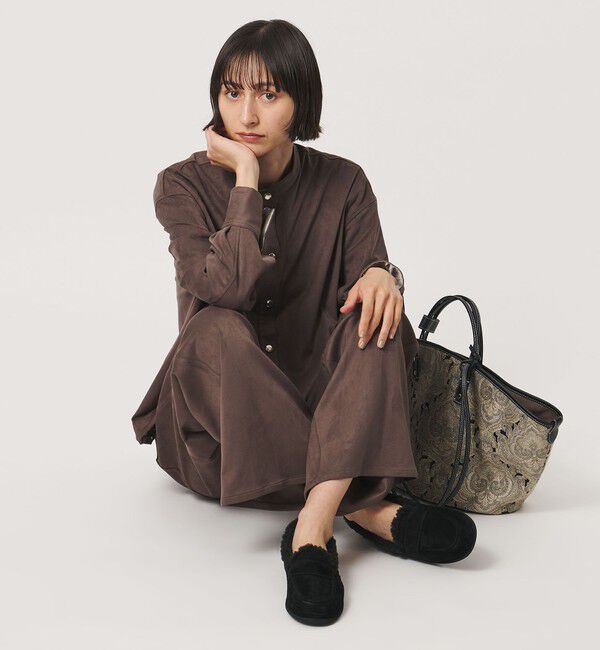 UNITED ARROWS「スエード ファーライク ローファー」|ローファー|