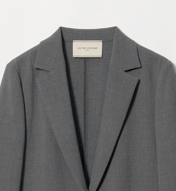 UNITED ARROWS「ダブルクロス ジャケット ‐ストレッチ ウォッシャブル‐」|テーラードジャケット|