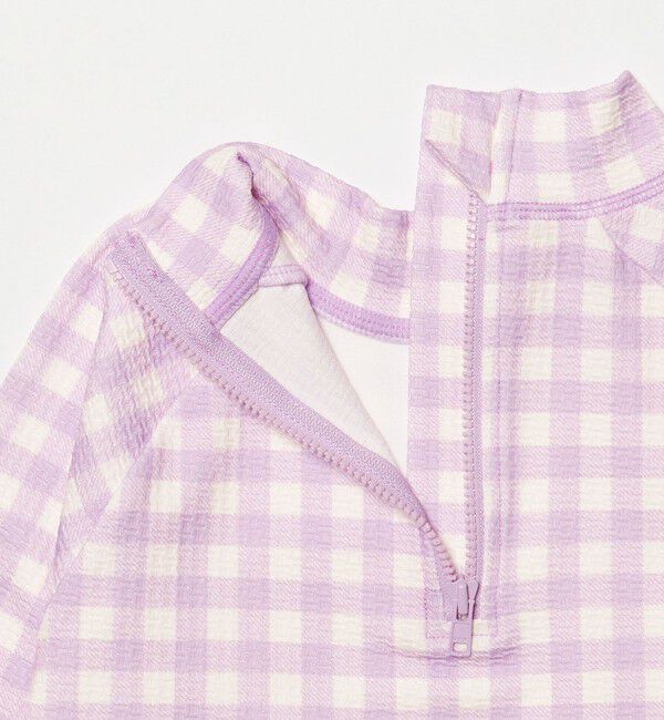 UNITED ARROWS green label relaxing「GLR ギンガム ラッシュガード セット / 水着 / キッズ 100cm-130cm」|スポーツ|
