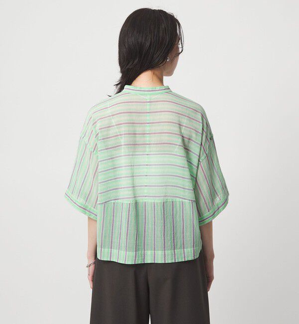 UNITED ARROWS green label relaxing「100/2 ポケット ストライプ シャツ」|シャツ・ブラウス|