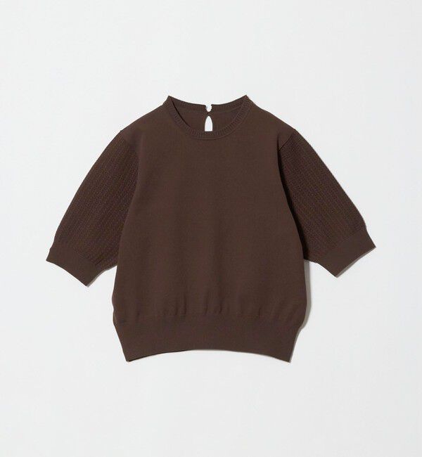 UNITED ARROWS green label relaxing「ショート スリーブ プルオーバー ニット」|ニット・セーター|
